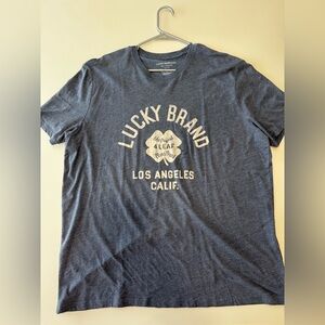 Lucky Brand Navy Graphic Tee